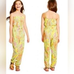 Lilly Pulitzer Colorful Floral Print Jumpsuit Size 6(6X)